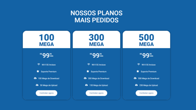 Site profissional para provedor de internet Modelo 3 - Image 3