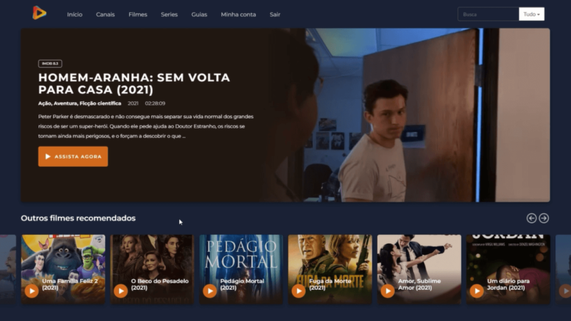 Webplayer 4 com Painel de admin para provedores OTT
