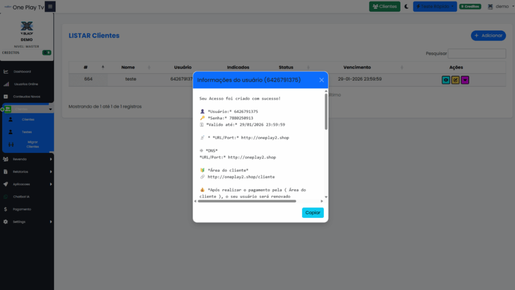 Script New Painel IPTV Xtream SERVER Atualizado | MercadoWP